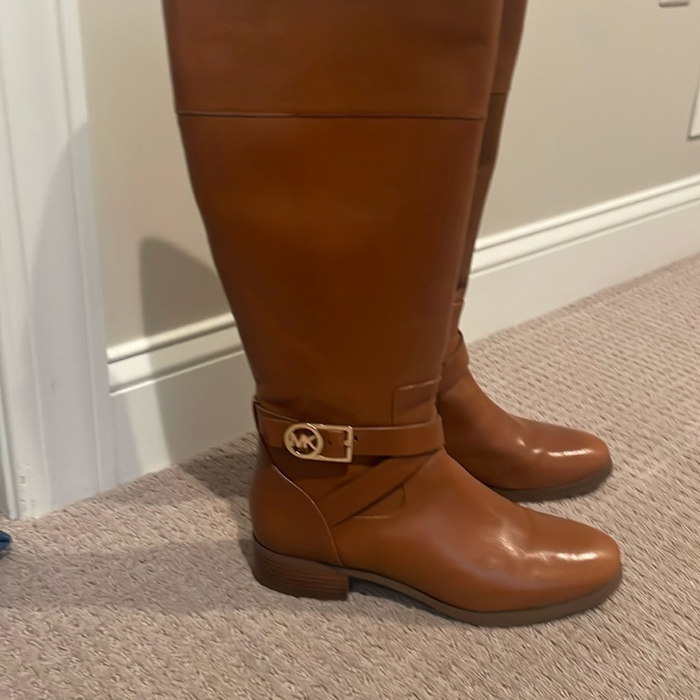 Michael Kors Bryce Tall Leather Boot size 10